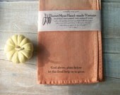 Rustic Kitchen // Fabric Napkins // Cloth Napkins // Ombre // Primitive l // Dinner Napkin // Set of 4