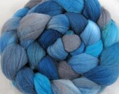 Merino - Hand Painted Wool Roving - Drizzle