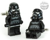 Star Wars Shadow Trooper Cufflinks :) made with LEGO bricks