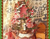 E Pattern - Gingerbread Christmas Tree Teapot and Ornaments