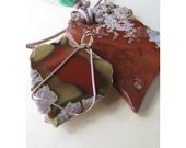 Bruneau Jasper Set - TWO Pendants - From The Same Nodule