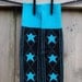 20" Length - KOOL KID Arm/Leg Warmers for Kids, Tween, Teens and Adults - Blue STAR - Fun and Functional Fashion