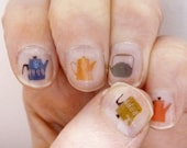 tea pot nail transfers