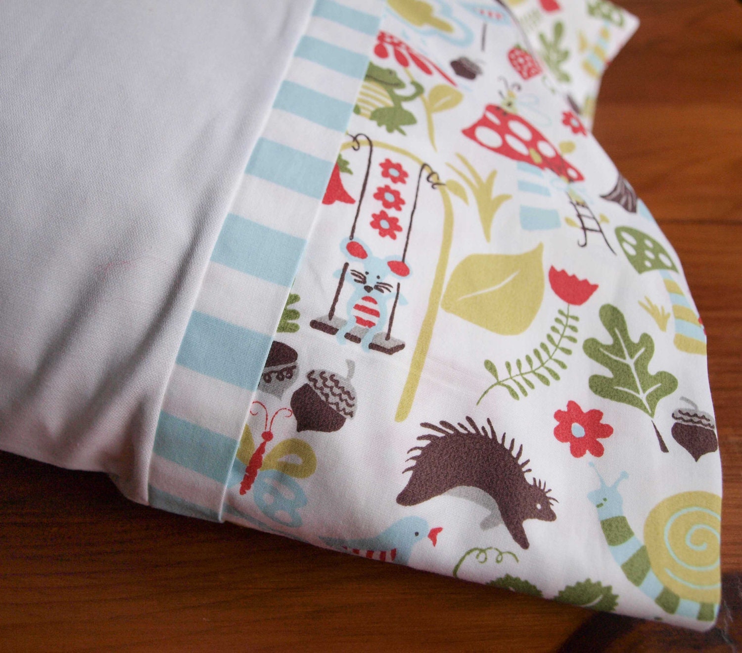 Custom Organic Toddler-Sized Pillow Case, Design your Own