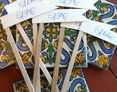 Calligraphy Stirrer Drink Flags