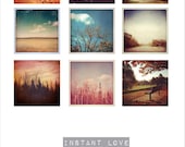 SALE SALE 2013 Mini Calendar, Fine Art Photography, Instant Love, 3.5x5 inch Desk Calendar, 12 frameable prints, iphoneography, Nature Cale