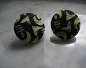 African Print Studs