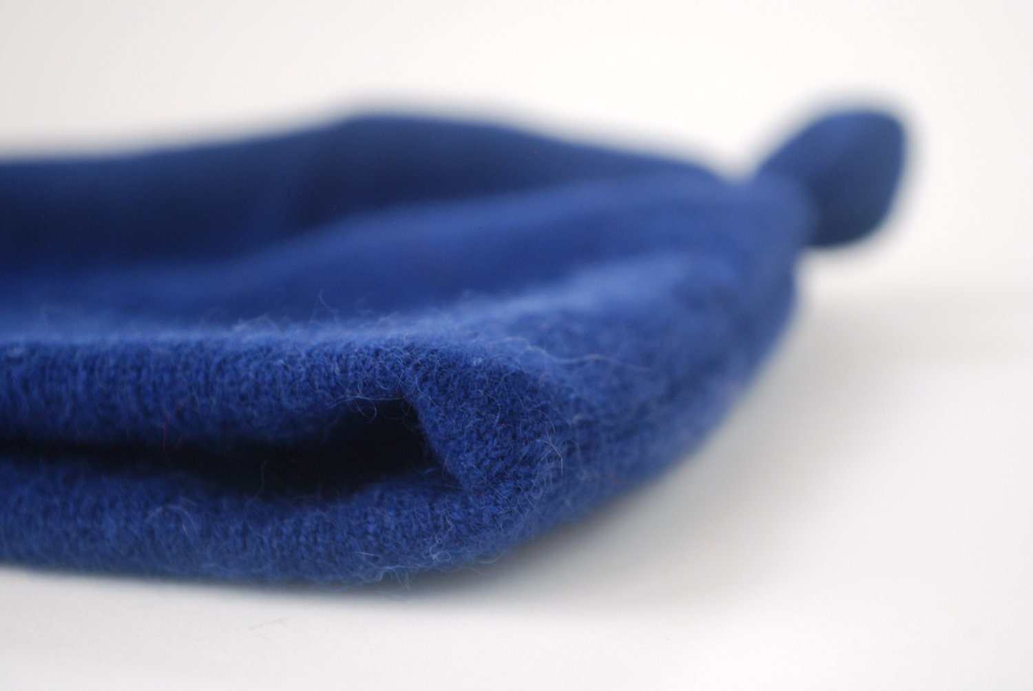 Royal Blue Cashmere Hat for 3 to 9 Months