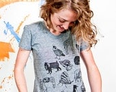 Womens Tshirt - Animals of Interest - Nature - Gift for her