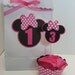 Reserved for Amie Minnie Mouse Mickey Mouse favor bags RIBBON INCLUDE