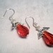 Christmas Angel Earrings Sterling Silver Earwires