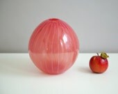 Cherry Blossom Vase, Hand Blown Glass Vase