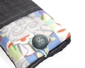 Fortuitous Patchwork iPhone pouch with pocket for key, bank card, cash, etc