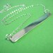 Personalized Silver Bar Necklace - Sterling Silver Modern Necklace