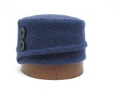 Blue Wool Felt Hat by WilleWorks - WilleWorks