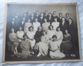 1920s Class Photo 1923 Large size 14 x 11