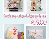 Large Cushion & Doorstop Bunde and Save