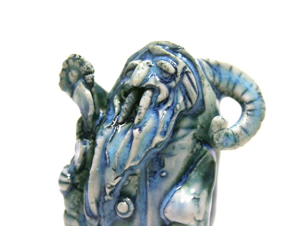 troll  figurine - another fremont troll - porcelain animal
