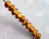 Antique Gold 3MM Faceted Heishi Spacer Bead, TierraCast Pewter 50 Pc. TG14