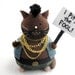 Mr. T Inspired Cat Pincushion cute felt kitty cat collectable or gift for animal lover...IN STOCK