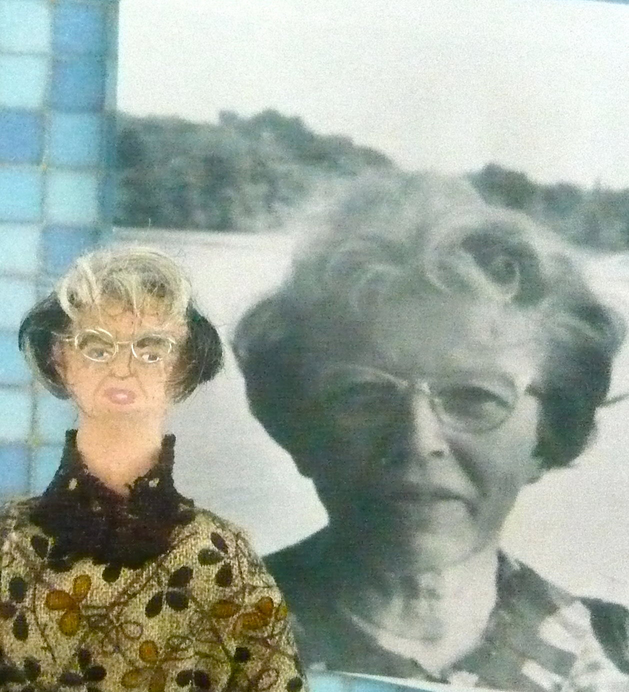 Writer Doll Lorine Niedecker Miniature Art Collectible Author