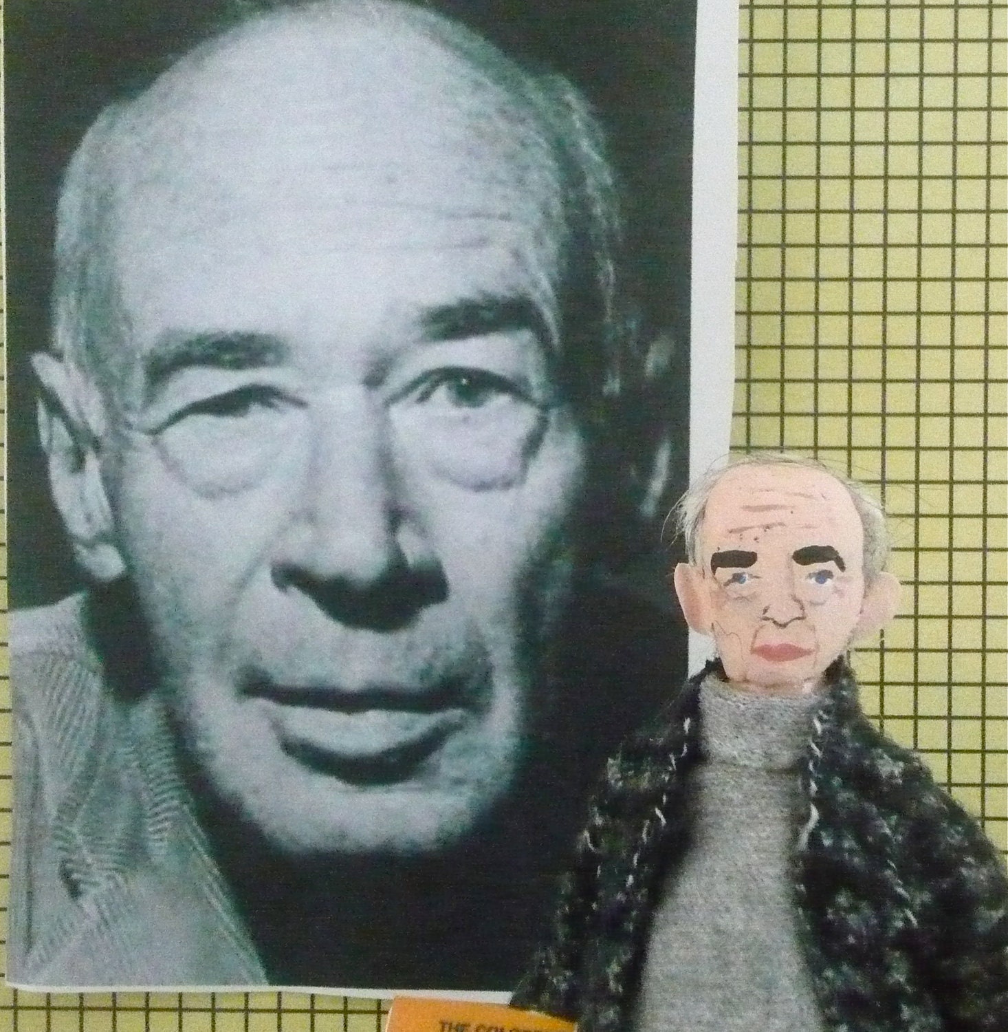 Henry Miller Author Doll Miniature Art