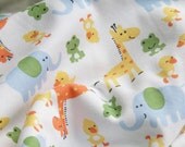 3053 - Animals Cotton Jersey Knit Fabric - 70 Inch (Width) x 1 Yard (Length)