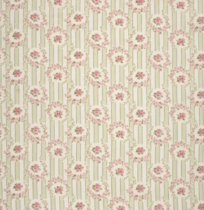 Barefoot Roses Legacy by Tanya Whelan, Rosie Stripe in green, 1 yard
