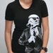 Smarttrooper - American Apparel Womens t shirt ( Star Wars / Storm trooper womens t shirt )