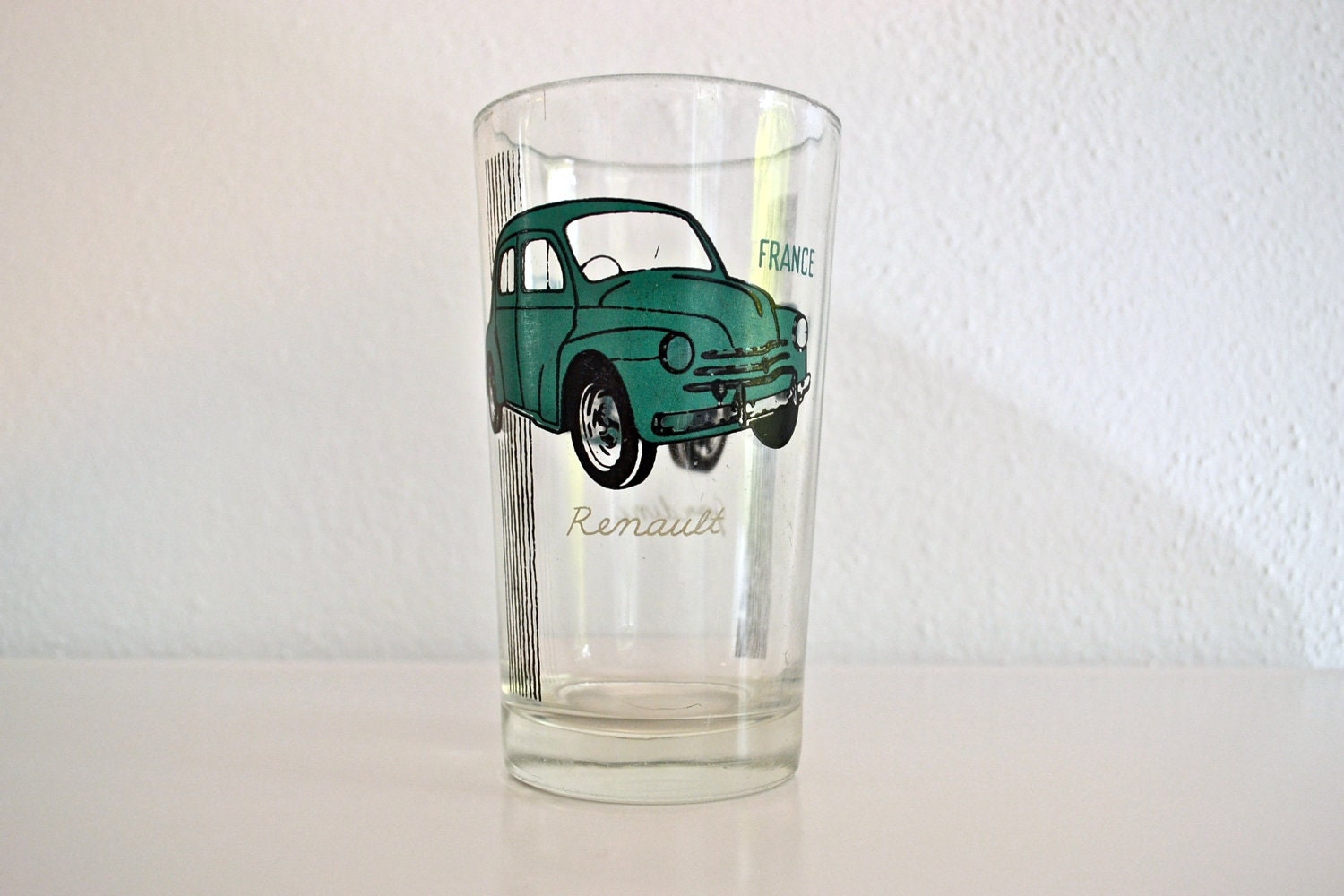 Renault Gordini Glass Tumbler (Rare) - Gas Oil Collectible