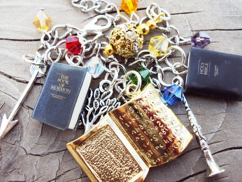 Stick of Joseph and Stick of Judah- BofM & Bible Bracelet With YW Colors
