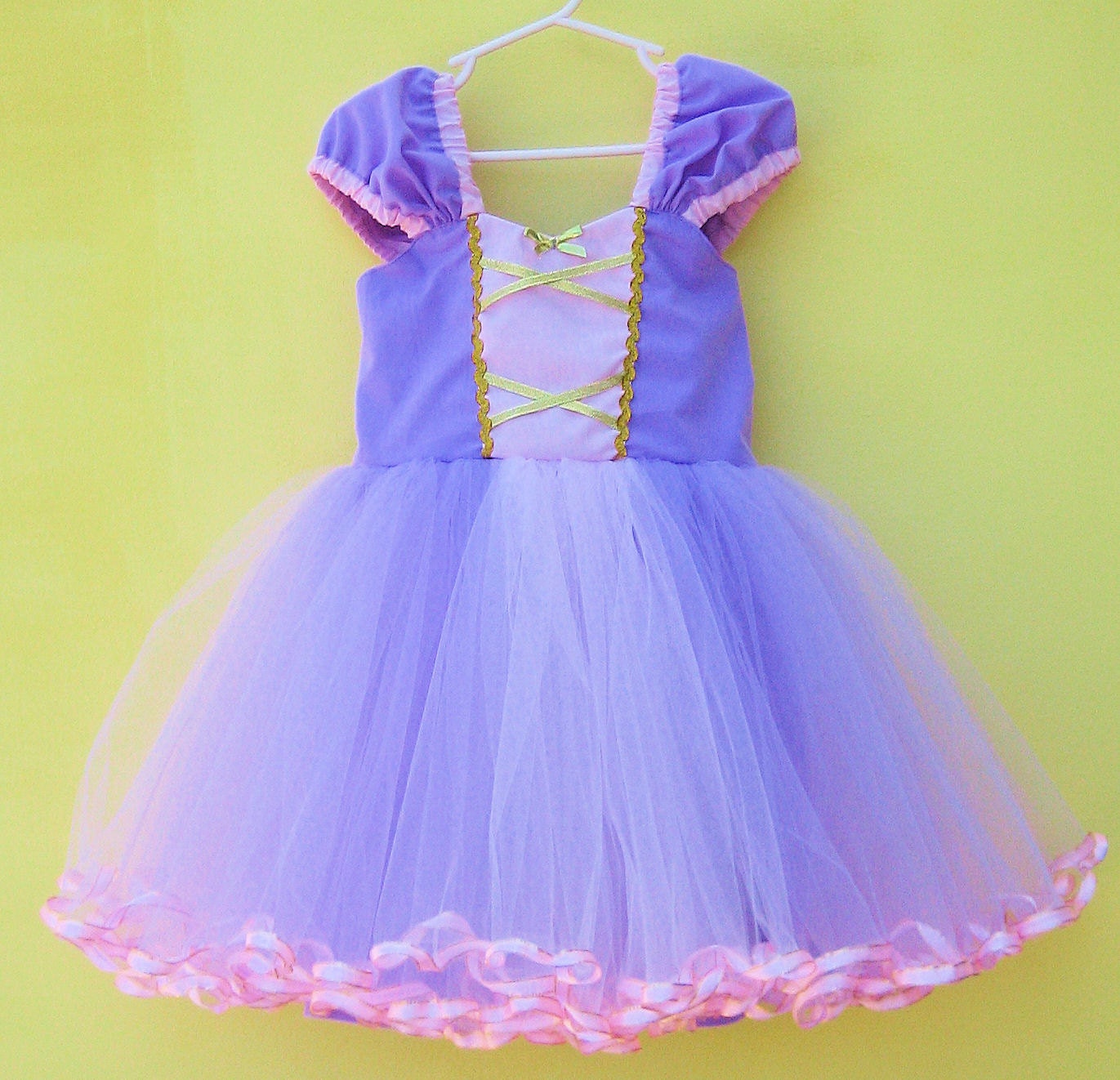 RAPUNZEL dress  TUTU dress costume for toddlers and girls fun for special occasion or birthday party costume