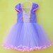 RAPUNZEL dress  TUTU dress costume for toddlers and girls fun for special occasion or birthday party costume