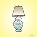 Let Your Light Shine, Hand Drawn Lamp Illustration (8x10)