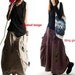Peacock maxi skirt (Q1028)