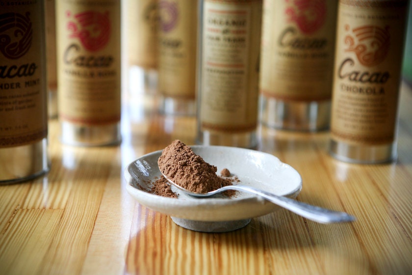 cacao chokola...hot drinking chocolate made with 100% organic, natural fair trade ingredients 7.5oz