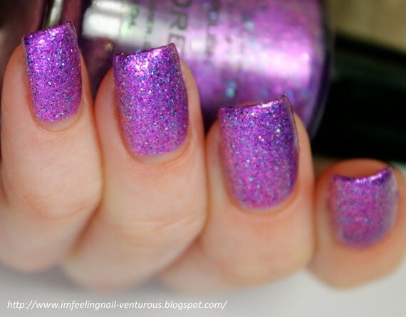 Lilac Dreams Nail Polish - Purple Pink Glitter Nail Polish Custom Blend - 0.5 oz Full Sized Bottle