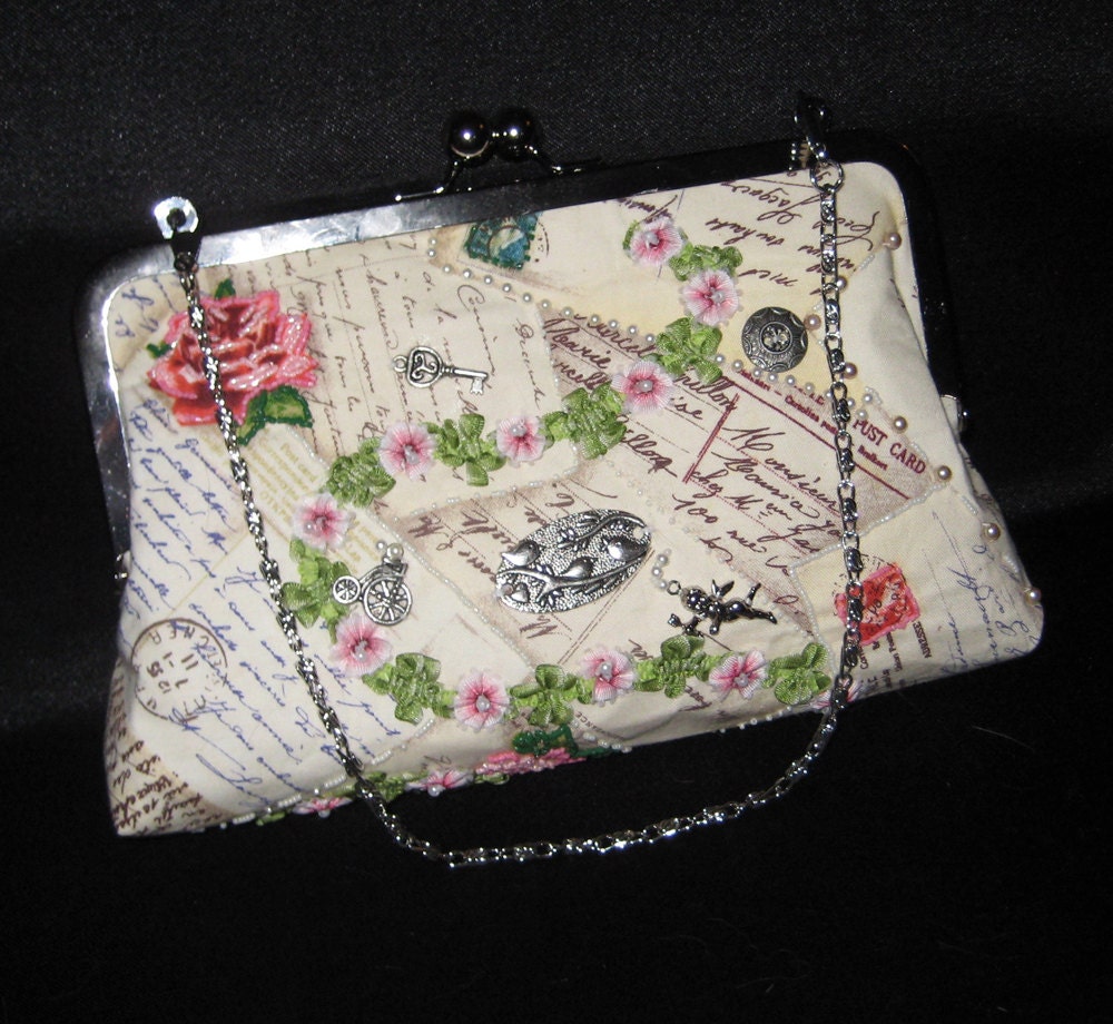 SALE   Charming Letters  Clutch Purse