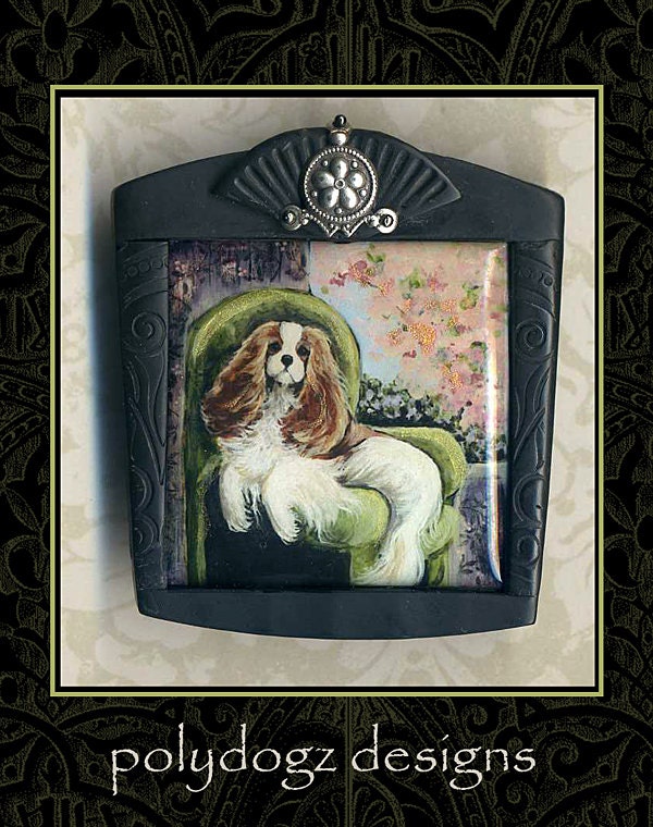 Cavalier King Charles Spaniel pin/brooch