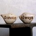 Wedding cake topper...Love birds... forever always
