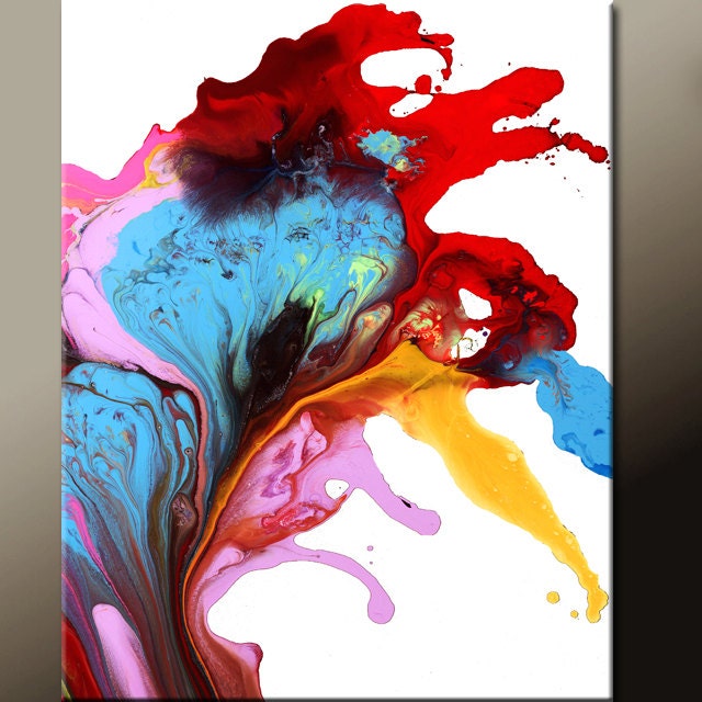 Abstract Fine Art Print 11x14 Contemporary Wall Art Prints by Destiny Womack  - dWo - Heart of a Dreamer