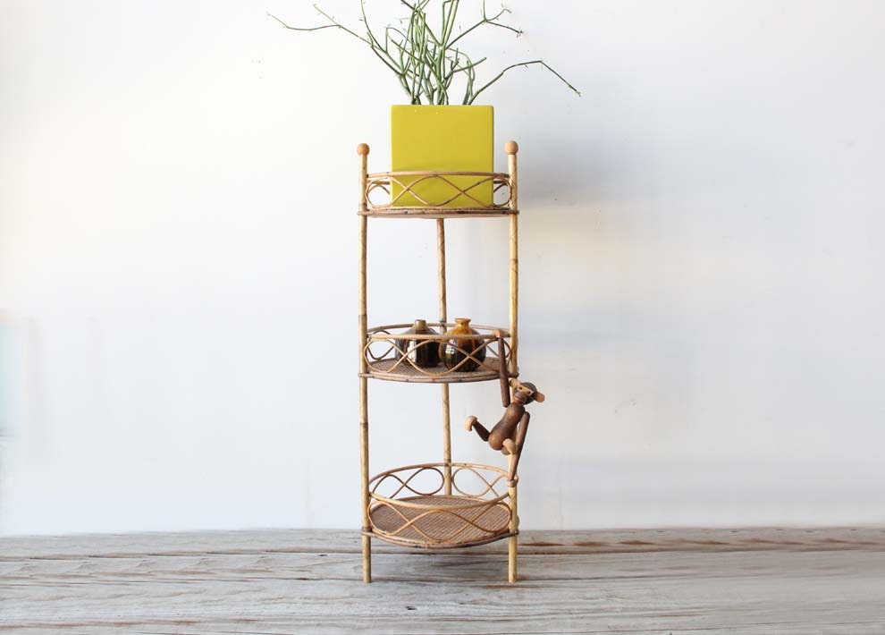 Bamboo Plant Stand