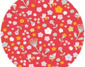 Emily Isabella for Birch Organic Fabrics, Yay Day, Pretty Floral, 1 Yard