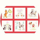 Emily Isabella for Birch Organic Fabrics, Yay Day, Quilt, 1 Yard