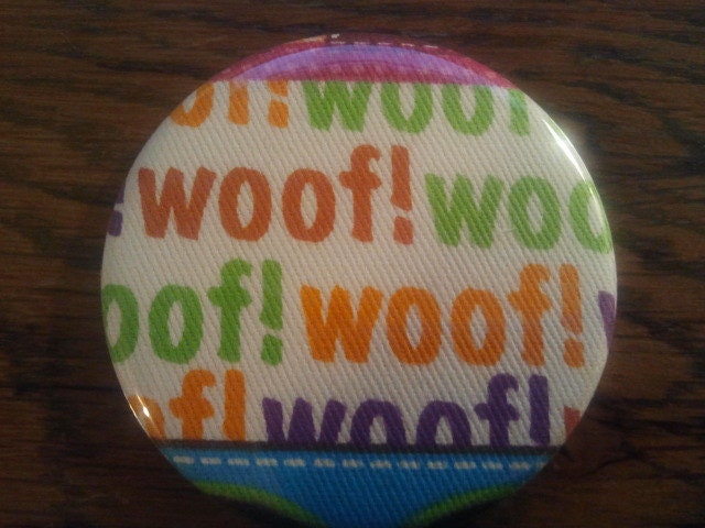 Pocket Mirror - WOOF  WOOF