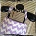 Lavender Chevron Nursing Cover- HideAway Nursing Cover Up with OVERALL BUCKLE