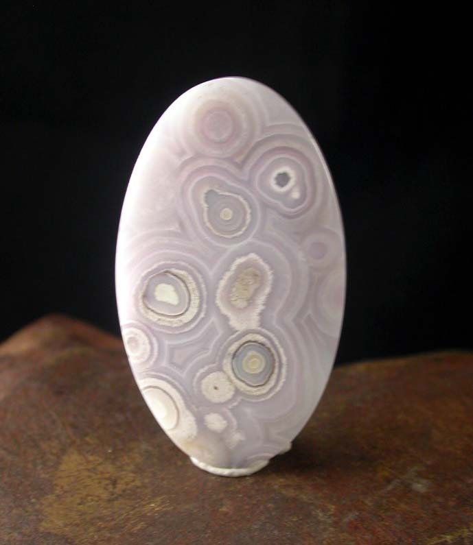Custom Jewelry - Stunning and Rare Luna Agate Cabochon - MANY Unique Design Choices