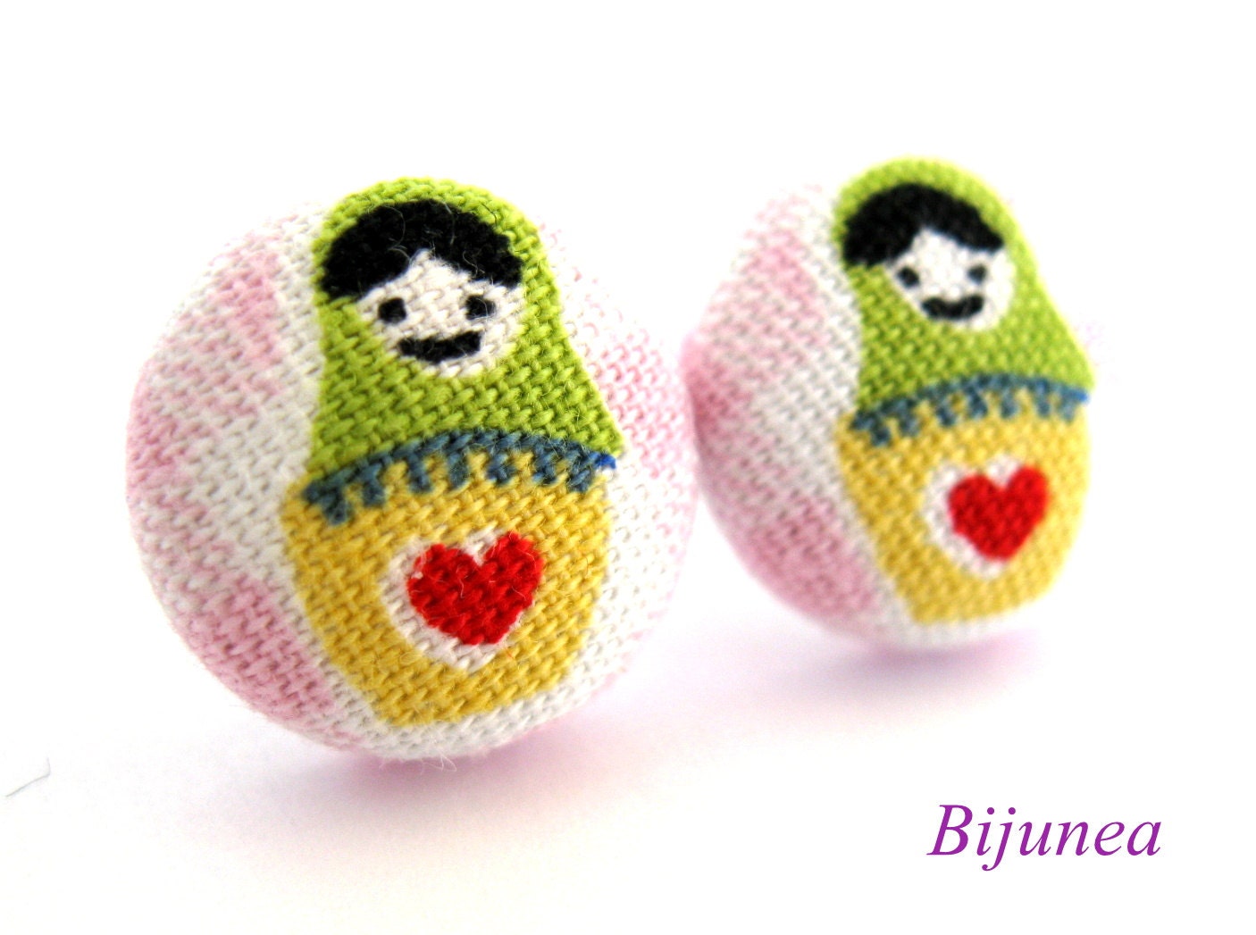 Matryoshka earrings studs sf889
