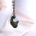 Green Turmaline necklace vintage Swarovksi crystal filgree
