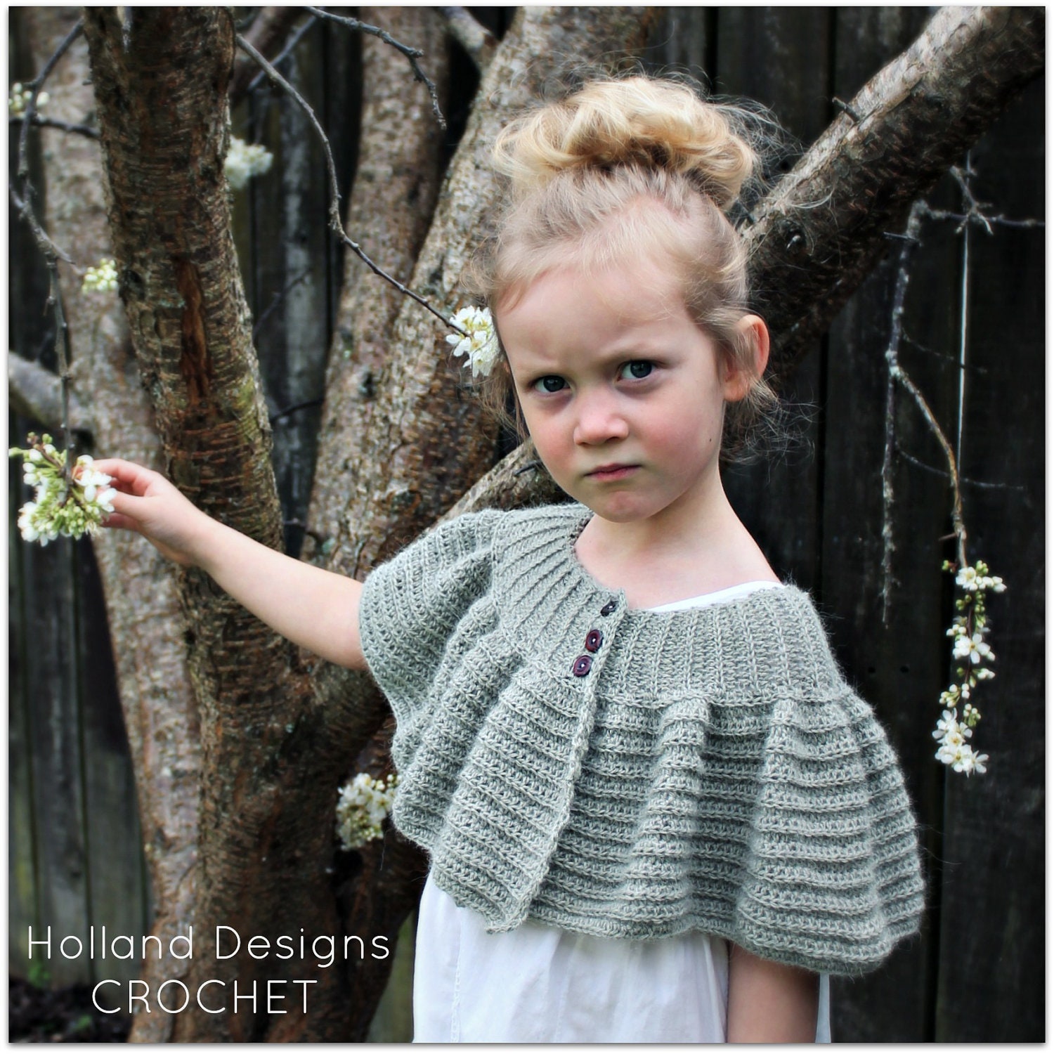 Download Now - CROCHET PATTERN - Austen Capelet - Sizes Baby to Ladies X L - Pattern PDF